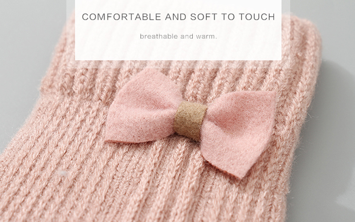 Bowknot Gloves For Women