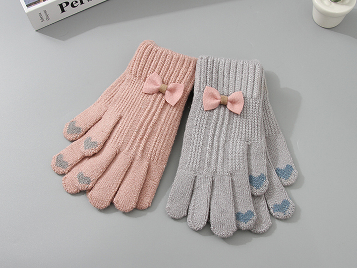 Bowknot Gloves For Women