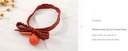 Lovely Bowknot Beads Hair Tie (1 Pair)