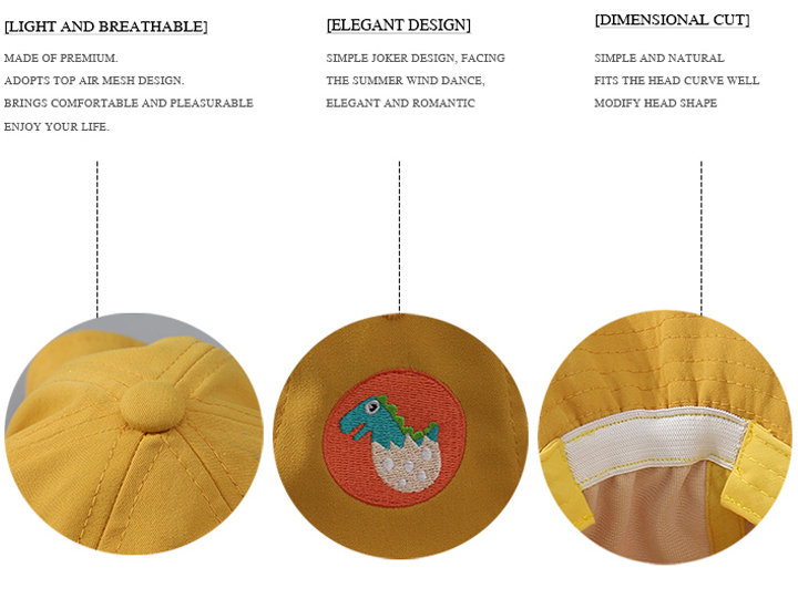 Animal Embroidery Hat For Children