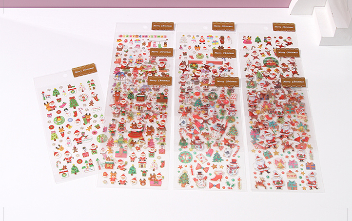 Christmas Gold Stamping Sticker (Style 1)