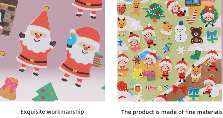 Christmas Gold Stamping Sticker (Style 3)