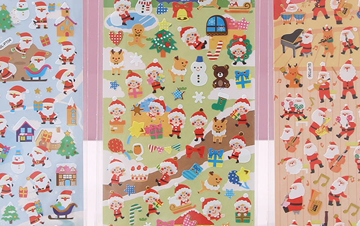 Christmas Gold Stamping Sticker (Style 3)