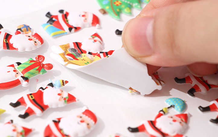 Santa Claus Puffy Sticker (Style 1)