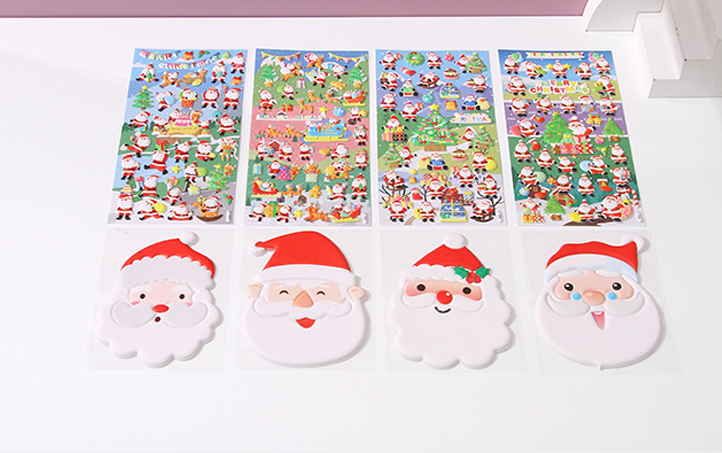 Santa Claus Puffy Sticker (Style 1)