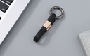 Micro-USB Creative Keychain Data Cable (Gold)