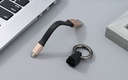 Micro-USB Creative Keychain Data Cable (Gold)