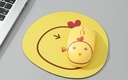 I5 Wireless Mouse and Mouse Pad Combo (Yellow Chicken)