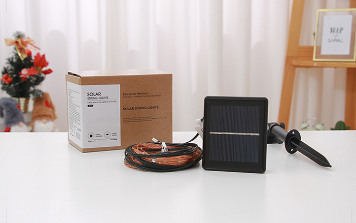 200 LED 22M Copper Wire 8 Modes Solar String Lights Dustproof and Waterproof