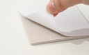 Furniture Leg Square Cut-to-Fit Self-Adhesive Pad (2 Pcs)(Apricot/Black)