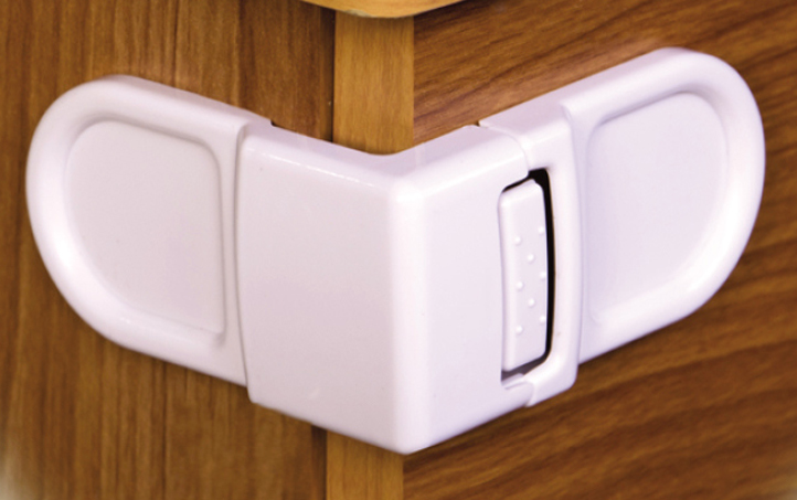 L-Shaped Drawer Lock