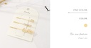 Rhinestone Heart Hairpins Set
