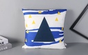 Geometric Triangle Collection Throw Pillow