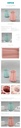 Fluted Flower Vase (Green/Pink)