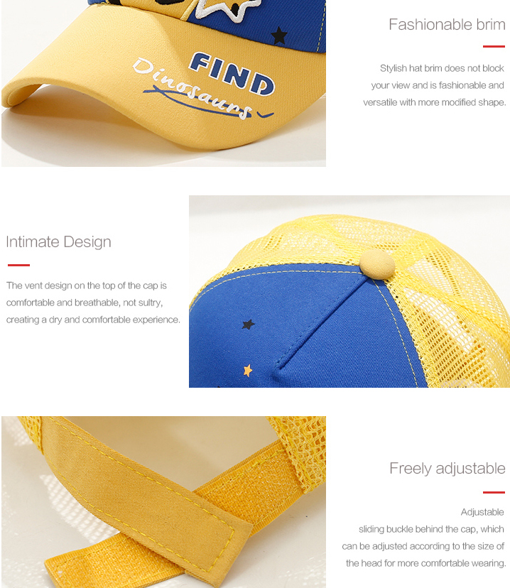 Cool Color Contrast Children’s Baseball Cap