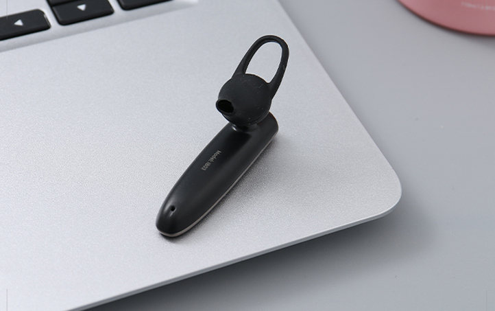 IB03 Leather  Texture Business Wireless Headset (Black)