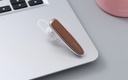 IB03 Leather  Texture Business Wireless Headset (Brown)