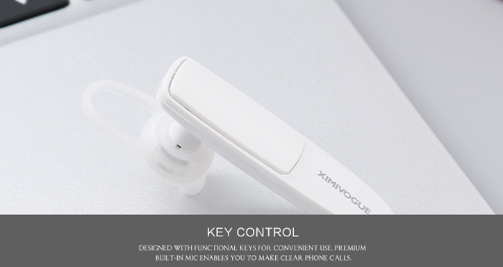 IB01 Business Wireless Headset (White)