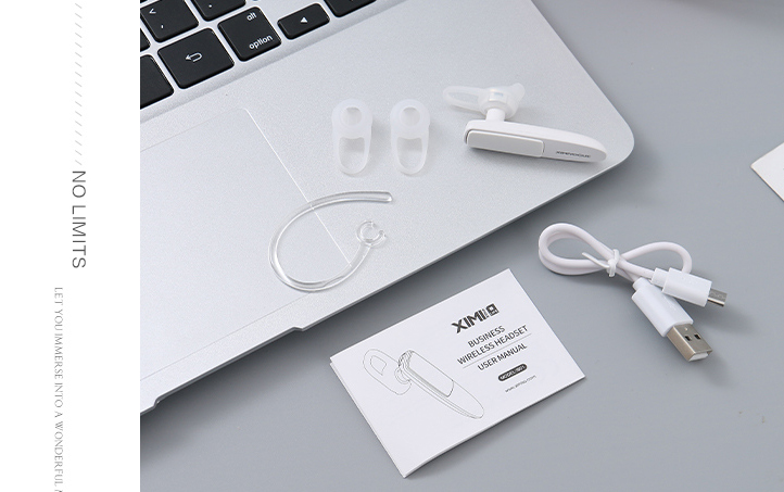 IB01 Business Wireless Headset (White)