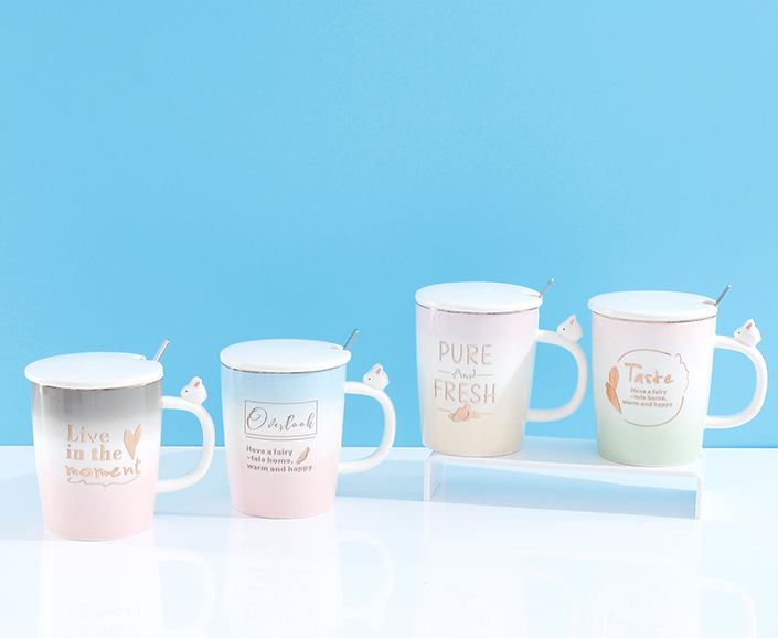 HB 003 Bunny Gradient Ceramic Cup 410ml/13.8fl.oz.