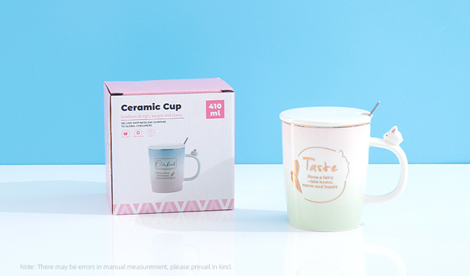 HB 003 Bunny Gradient Ceramic Cup 410ml/13.8fl.oz.