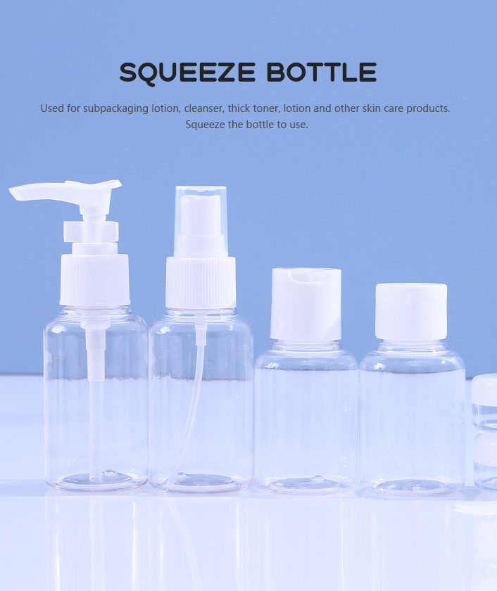 Travel Bottles Set of 8 PCS(White)