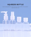 Travel Bottles Set of 8 PCS(White)