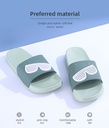 Glasses Pattern Slide Slippers for Men - X