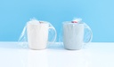Heart-shape Pattern Bathroom Tumbler 350ml/11.8fl.oz.