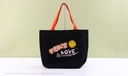 Colorful English Canvas Shopping Bag