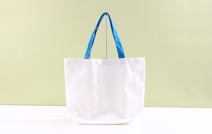 Colorful English Canvas Shopping Bag