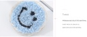 Cartoon Cloud and Smiley Face Emoticon Embroidery Badge