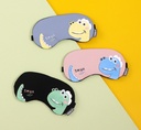 Smiling Dinosaur Embroidery Eye Mask