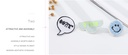 Cartoon Cloud and Smiley Face Emoticon Embroidery Badge