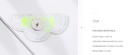 Cartoon Cloud and Smiley Face Emoticon Embroidery Badge