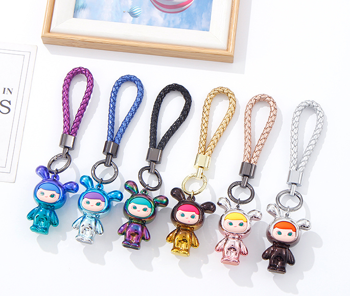 Dazzling Bunny Ear Explorer Keychain