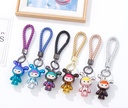 Dazzling Bunny Ear Explorer Keychain