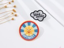Cartoon Cloud and Sun Embroidery Badge