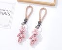 Dazzling Spaceman Bunny Keychain