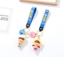 Fried Chicken Beer Couple Keychain