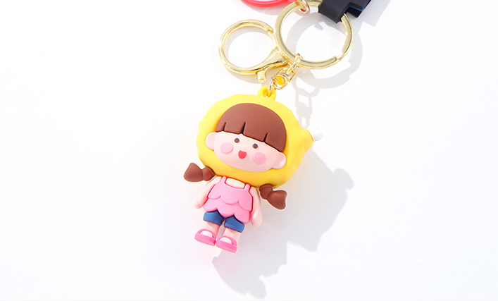 Fried Chicken Beer Couple Keychain