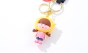 Fried Chicken Beer Couple Keychain