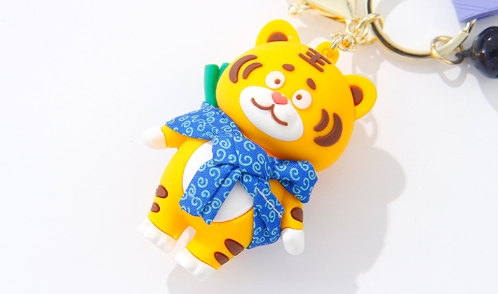 Cute Tiger Hero Keychain