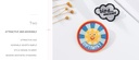 Cartoon Cloud and Sun Embroidery Badge