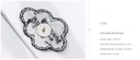 Cartoon Cloud and Sun Embroidery Badge