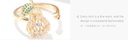 Stylish Zircon Pear Shape Ring