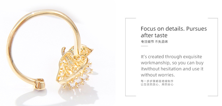 Stylish Zircon Pear Shape Ring