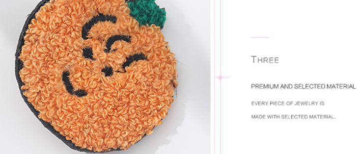 Cartoon Orange and Crown Embroidery Badge