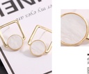 925 Silver Needle Simple Irregular Earrings