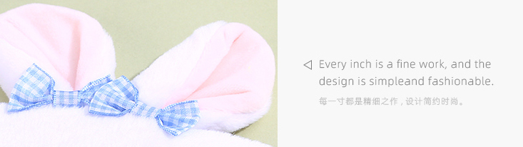Cute Bunny Fluffy Eye Mask